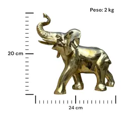 MFAP BRONCERIA Y ANTIGUEDADES - Elefante de bronce fundido 20 cm - Tantra