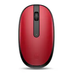 HP - Mouse 240 Inalámbrico Rojo Bluetooth 5.1, 1600 DPI, Diseño Ambidiestro, Compacto