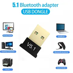 GENERICO - Adaptador Bluetooth USB V5-1 Para Pc y Laptop