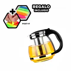 GENERICO - Pack6 Tetera con Filtro de 1500ml Y+Banderitas Adhesivas