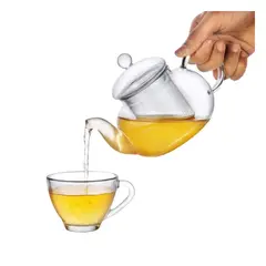 GENERICO - Pack4 Infusor de Vidrio Resistente al Calor y Frio 800ml