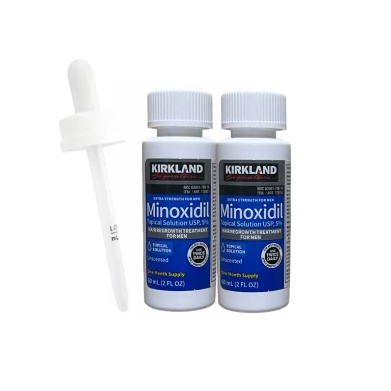Minoxidil 5% Cabello y Barba Pack X2 de 60 mL