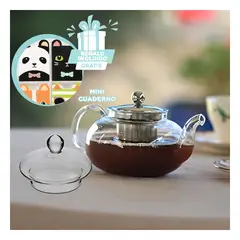 GENERICO - Tetera de 900ML para Infusiones Solido Y+Regalo Agendita