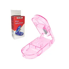 GENERICO - Cortador De Pastillas Portátil Pastillero 2 en 1 en caja