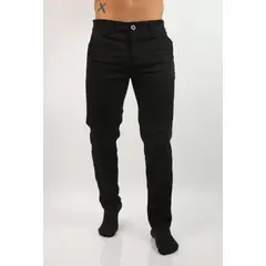 J JERAOUS - PANTALOM JERAOUS DRILL RECTO STRECH SMITH Negro