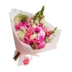 GENERICO - Ramo Ariana Gerberas dogo y rosas