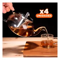 GENERICO - Pack4 Hervidor Practico para Cocina 900ml Y+Regalo Stickers