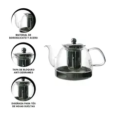 GENERICO - Pack2 Tetera Practica para Infusiones Y+Regalo Agendita