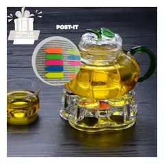 GENERICO - Soporte para Infusiones Transparente Y+Post-it Adhesivos