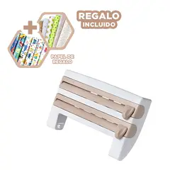 GENERICO - Dispensador Practico para Toalla en Beige Y+Papel de Regalo
