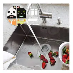 GENERICO - Pack6 Colador Inoxidable Idoneo Casa 54cm Y+Regalo Agendita