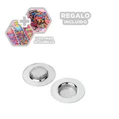 GENERICO - Pack6 Rejilla de Filtros para Lavabo 54cm Y+Ligas de Regalo