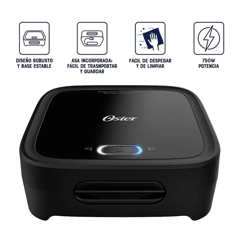 SANDWICHERA PLATOS HONDOS CKSTSM400 NEGRO