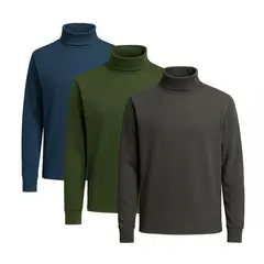 GENERICO - Tripack Cafarena de Hombre - Acero Verde y Charcoal