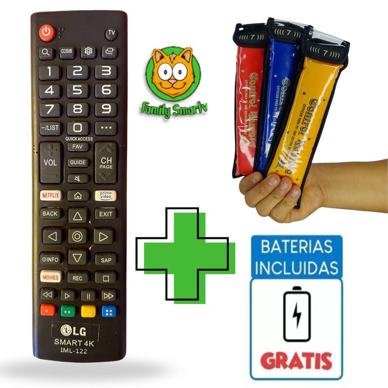 Control Remoto lg 4k + funda