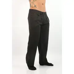 J JERAOUS - PANTALOM JERAOUS MILANO PLIEGUES YUSEPE Negro