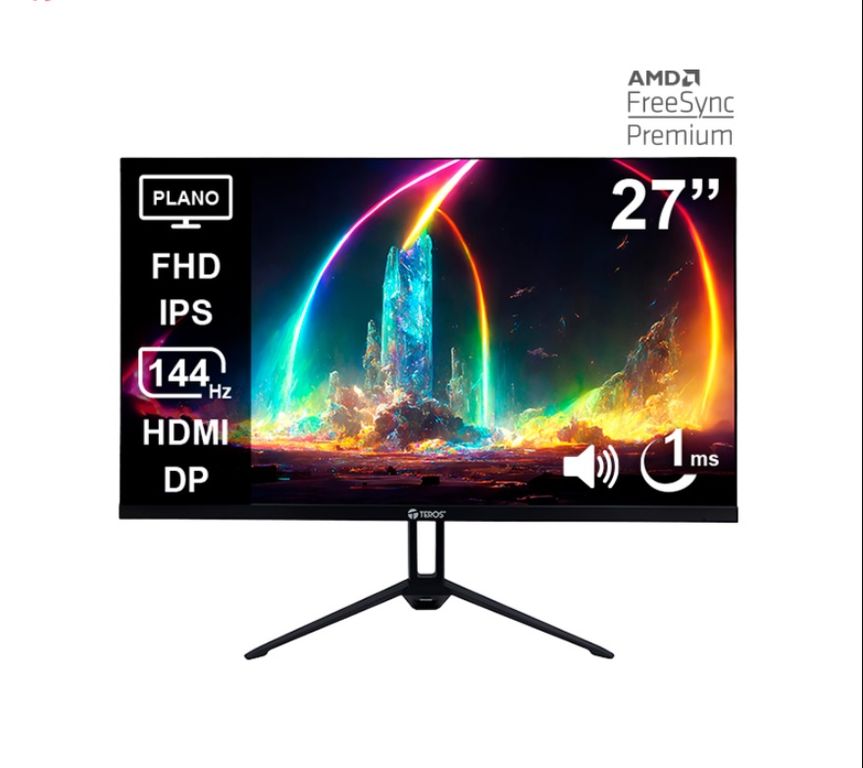 MONITOR TE-2714S 27 FHD 1MS 144HZ PLANO IPS
