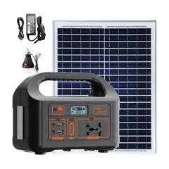 SANC - Kit Solar de Energía Portátil SANCI 150W con Panel Luz y Salidas 220V