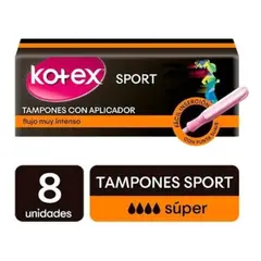 GENERICO - TAMPONES CON APLICADOR KOTEX 8 UND