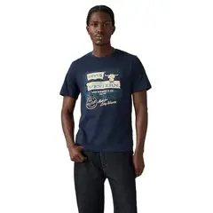 LEVIS - Polo Hombre Graphic Crewneck Tee Azul