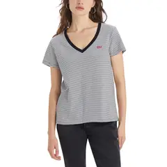 LEVIS - Polo Mujer Perfect Vneck Negro
