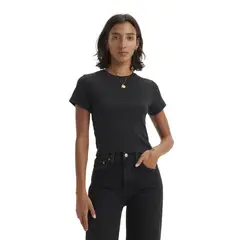 LEVIS - Polo Mujer Essential Sporty Tee Negro