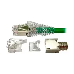 GENERICO - PLUG RJ45 AMPCOMMSCOPE CAT 6A BLINDADO PN 6-2111984-3