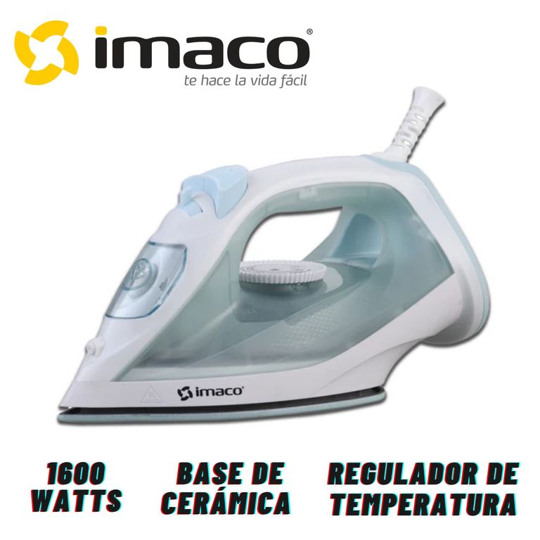 Plancha a vapor ETA1615C base cerámica Celeste