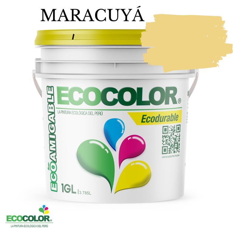 PINTURA ECODURABLE MARACUYA 1GL