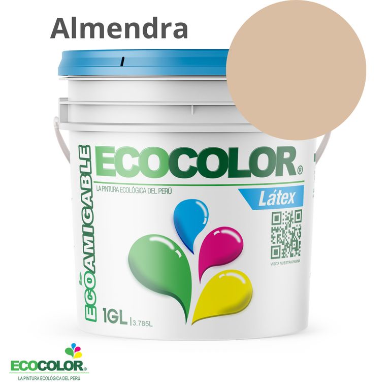 PINTURA LATEX ALMENDRA 1GL
