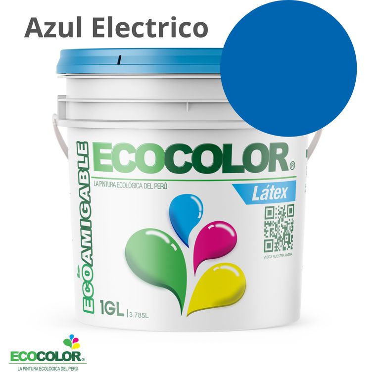 PINTURA LATEX AZUL ELECTRICO 1GL