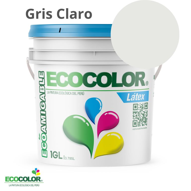 PINTURA LATEX GRIS CLARO 1GL