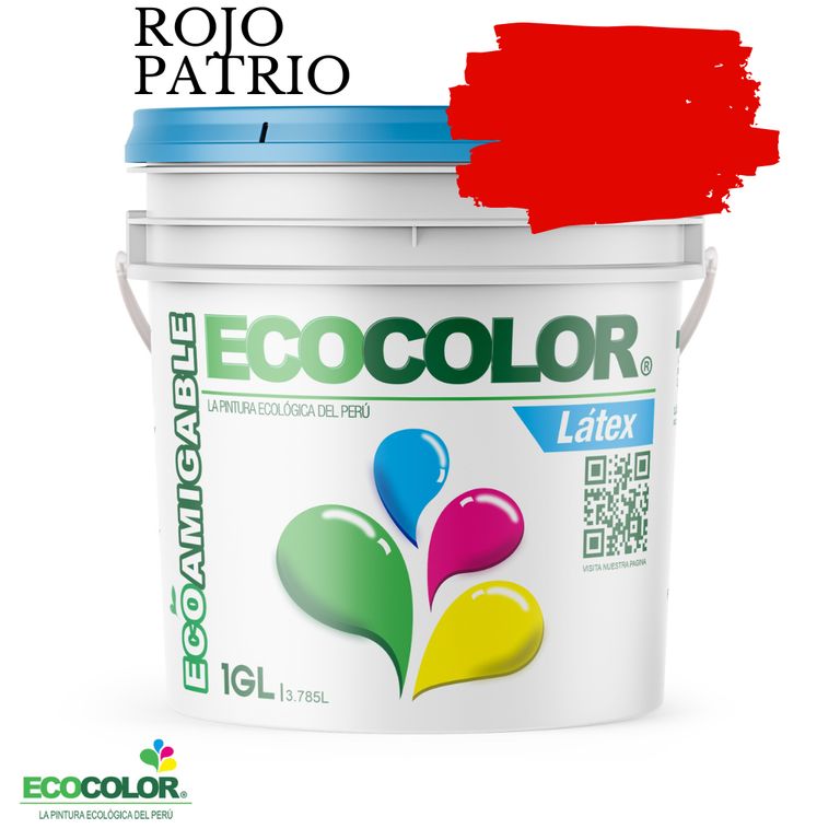 PINTURA LATEX ROJO PATRIO 1GL