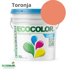 ECOCOLOR - PINTURA ECOLOGICA LATEX TORONJA 1GL
