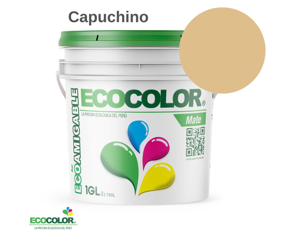 PINTURA MATE CAPUCHINO 1GL