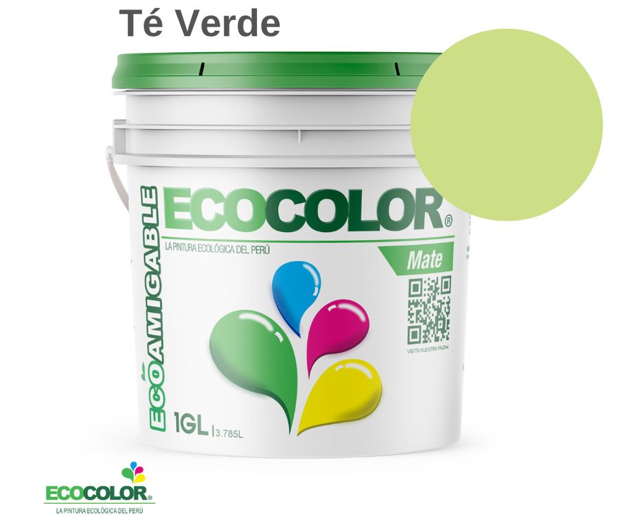 PINTURA MATE TE VERDE 1GL