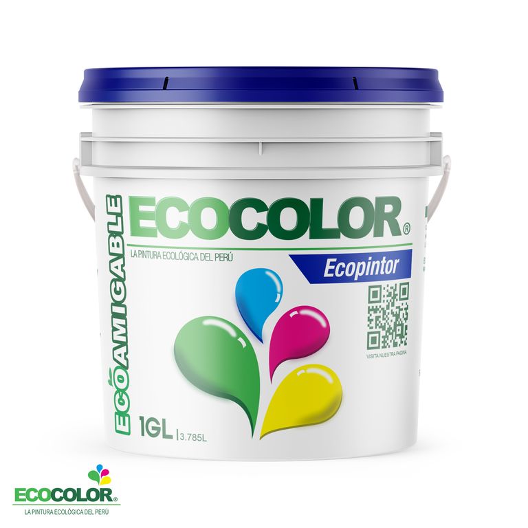 PINTURA ECOPINTOR BLANCO 1GL