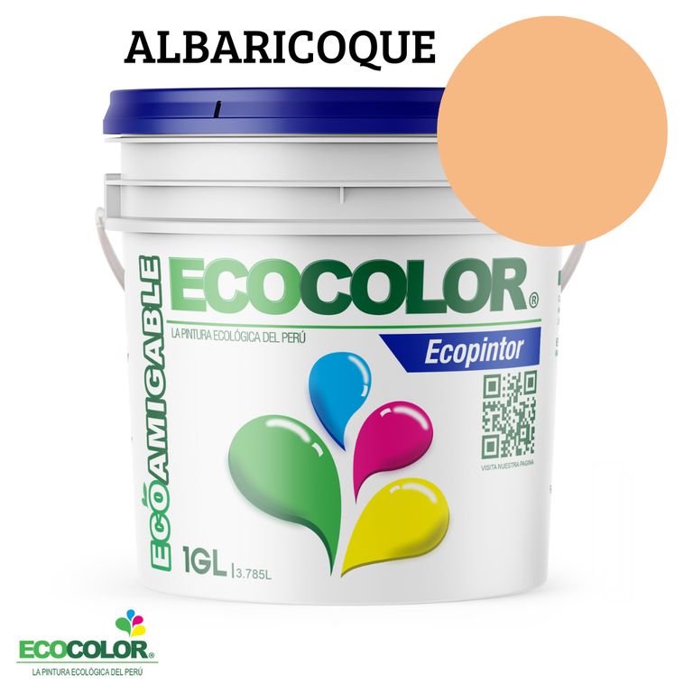 PINTURA ECOPINTOR ALBARICOQUE 1GL