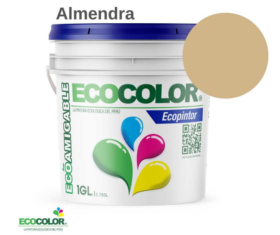 PINTURA ECOPINTOR ALMENDRA 1GL