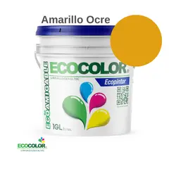 ECOCOLOR - PINTURA ECOPINTOR AMARILLO OCRE 1GL