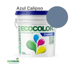 ECOCOLOR - PINTURA ECOLOGICA ECOPINTOR AZUL CALIPSO 1GL