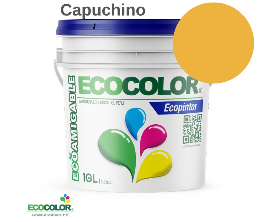 PINTURA ECOPINTOR CAPUCHINO 1GL