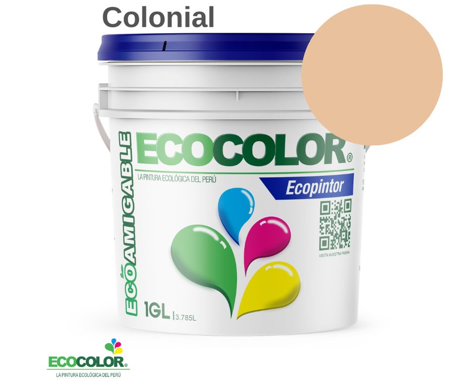 PINTURA ECOPINTOR COLONIAL 1GL