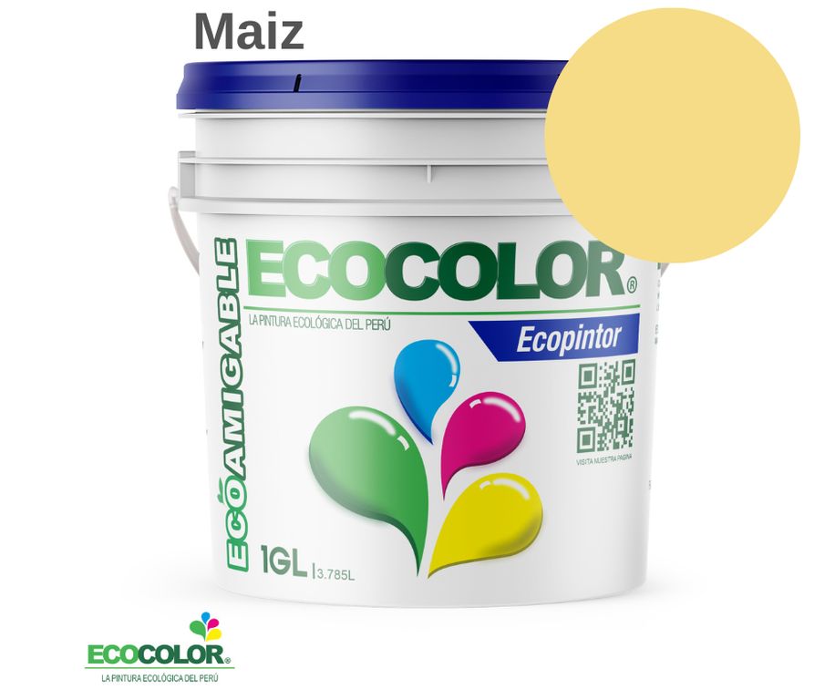 PINTURA ECOPINTOR MAIZ 1GL