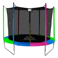 ATLETIS - Cama Elástica 244 cm 8 Ft Negro