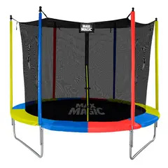 ATLETIS - Cama Elástica 244 cm 8 Ft Multicolor