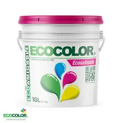 ECOCOLOR - PINTURA ECOSATINADO BLANCO 1GL