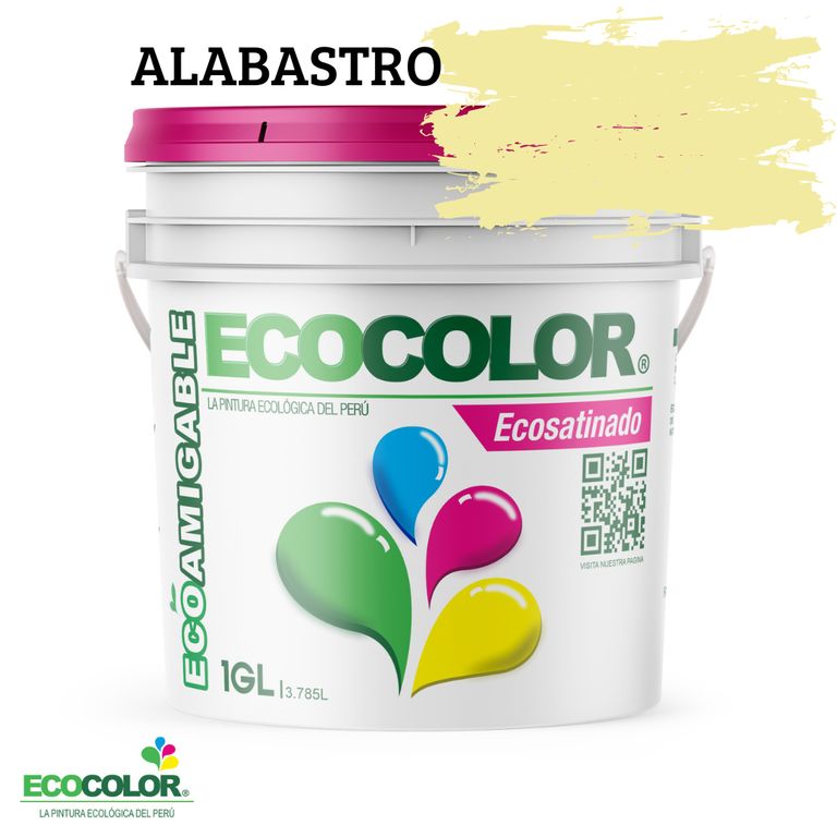 PINTURA ECOSATINADO ALABASTRO 1GL