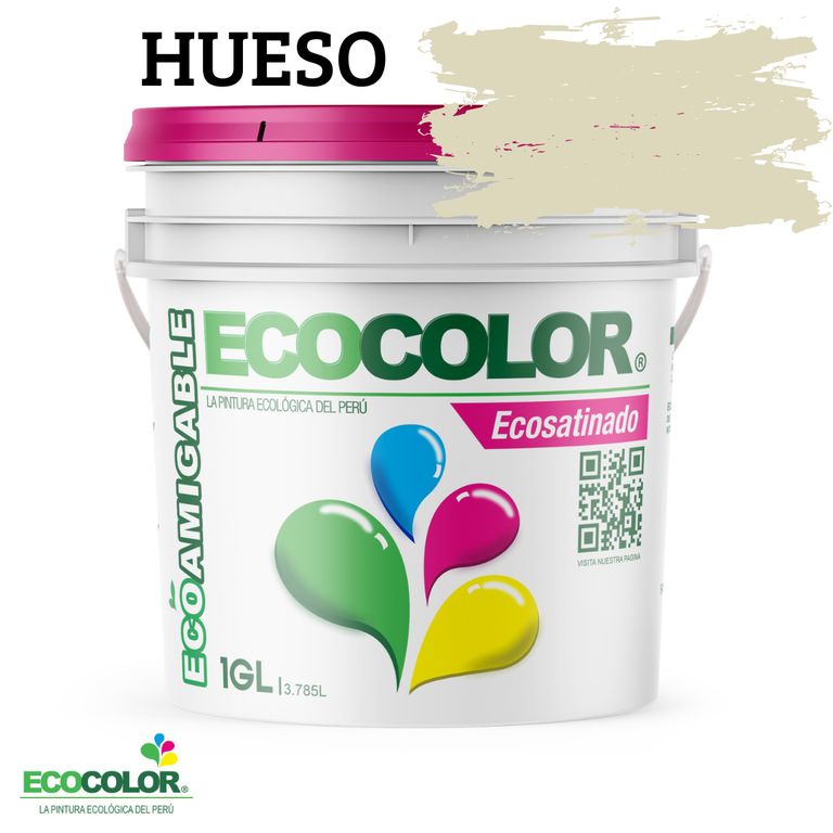 PINTURA ECOSATINADO HUESO 1GL