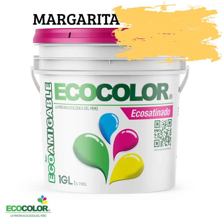 PINTURA ECOSATINADO MARGARITA 1GL